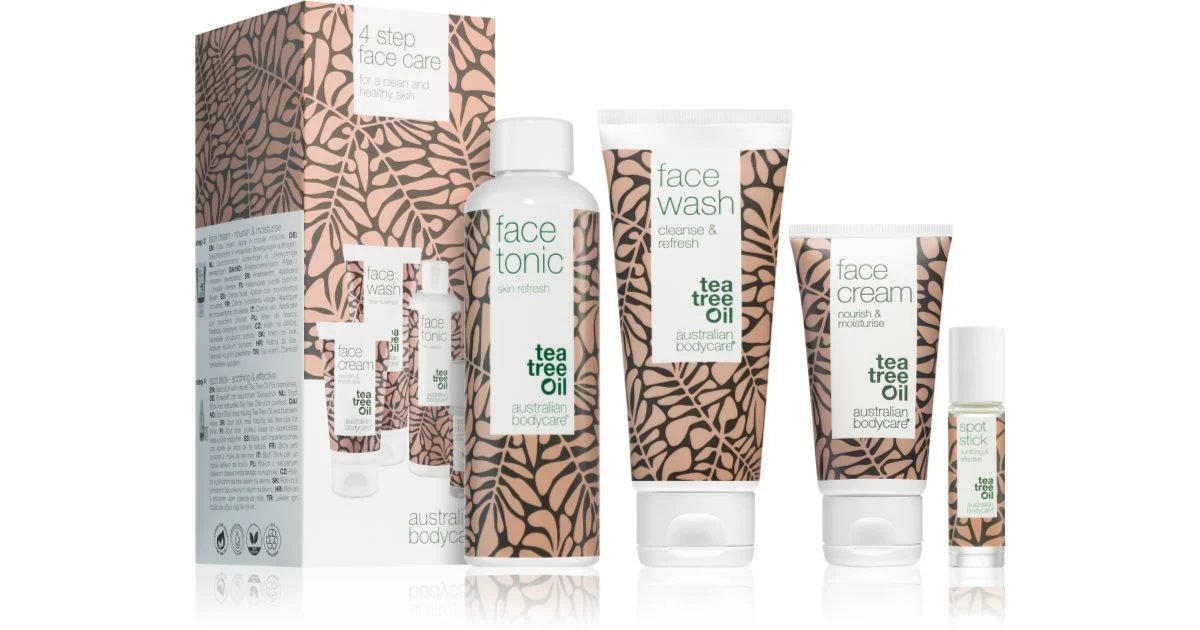 Australian Bodycare 4 Steps Kit viso confezione regalo per una pelle perfetta