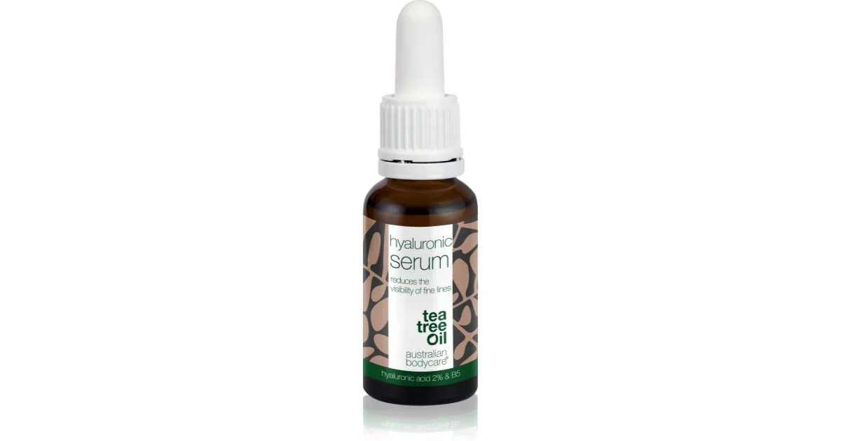 Australian Bodycare Tea Tree & Acido ialuronico siero per un'idratazione intensa della pelle 30 ml