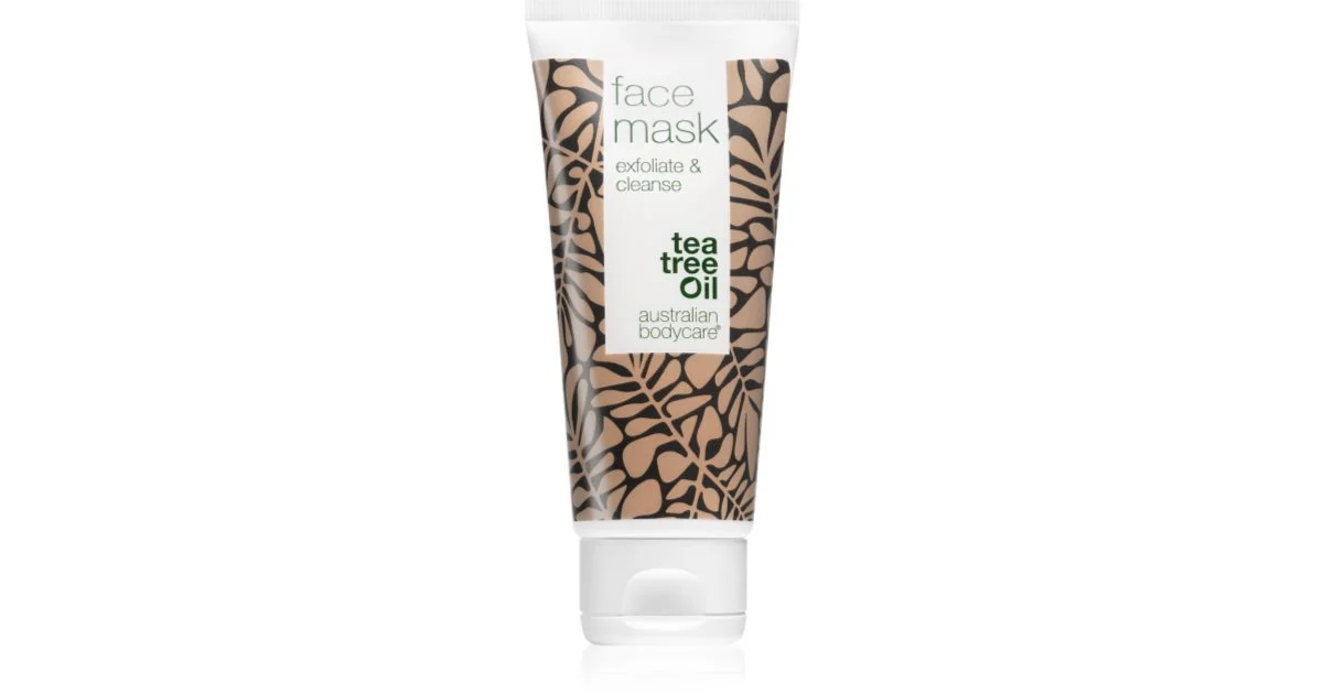 Australian Bodycare Tea Tree maschera detergente all'argilla viso con olio della pianta del the 100 ml