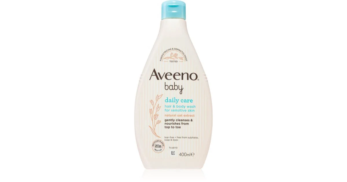 Aveeno Baby shampoo per bambini per capelli e corpo 400 ml