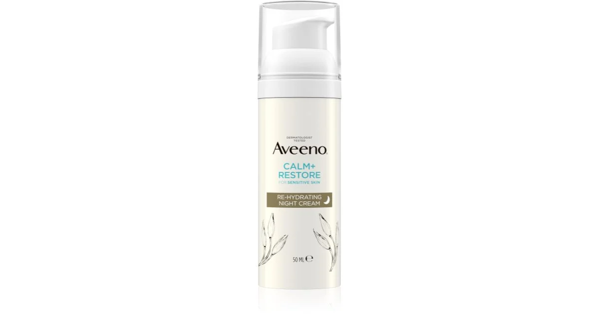 Aveeno Calm + Restore crema idratante notte 50 ml