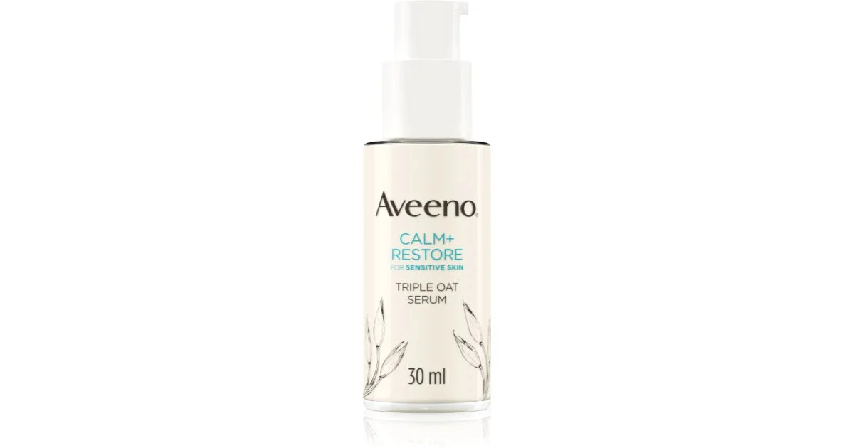 Aveeno Calm + Restore Triple Oat Siero levigante e lenitivo per la pelle - 30 ml