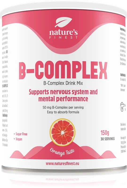 Natures Finest B-Complex Drink polvere per la preparazione di bevande con complesso di vitamine B 150 g