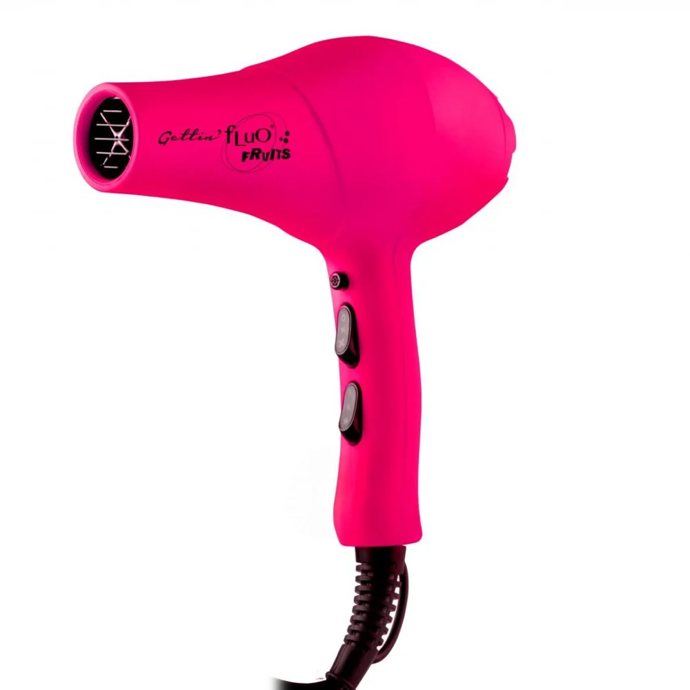LABOR ASCIUGACAPELLI PROFESSIONALE GETTIN FLUO FRUITS ROSA STRAWBERRY 1800W B313F