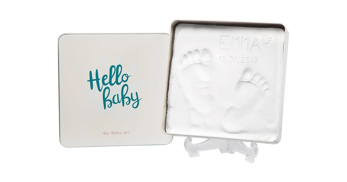 Baby Art Magic Box Square Essentials set impronte neonato 1 pezzo