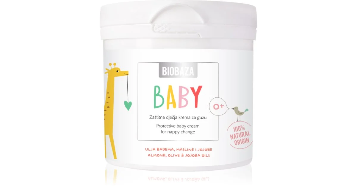 BIOBAZA Baby crema protettiva per bambini contro le irritazioni 550 ml