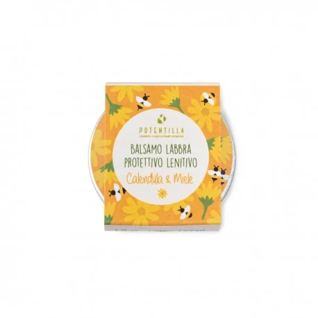 POTENTILLA Balsamo Labbra Protettivo Lenitivo Miele e Calendula