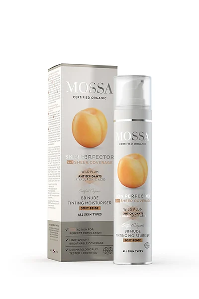 MOSSA COSMETICS BB Nude Soft Beige 5 in 1 Tint Moisturiser – Crema Colorata BB Soft Beige