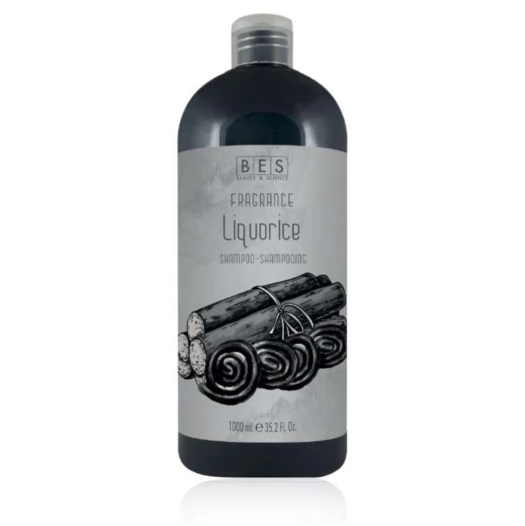 BES FRAGRANCE SHAMPOO LIQUORICE 1000 ML.