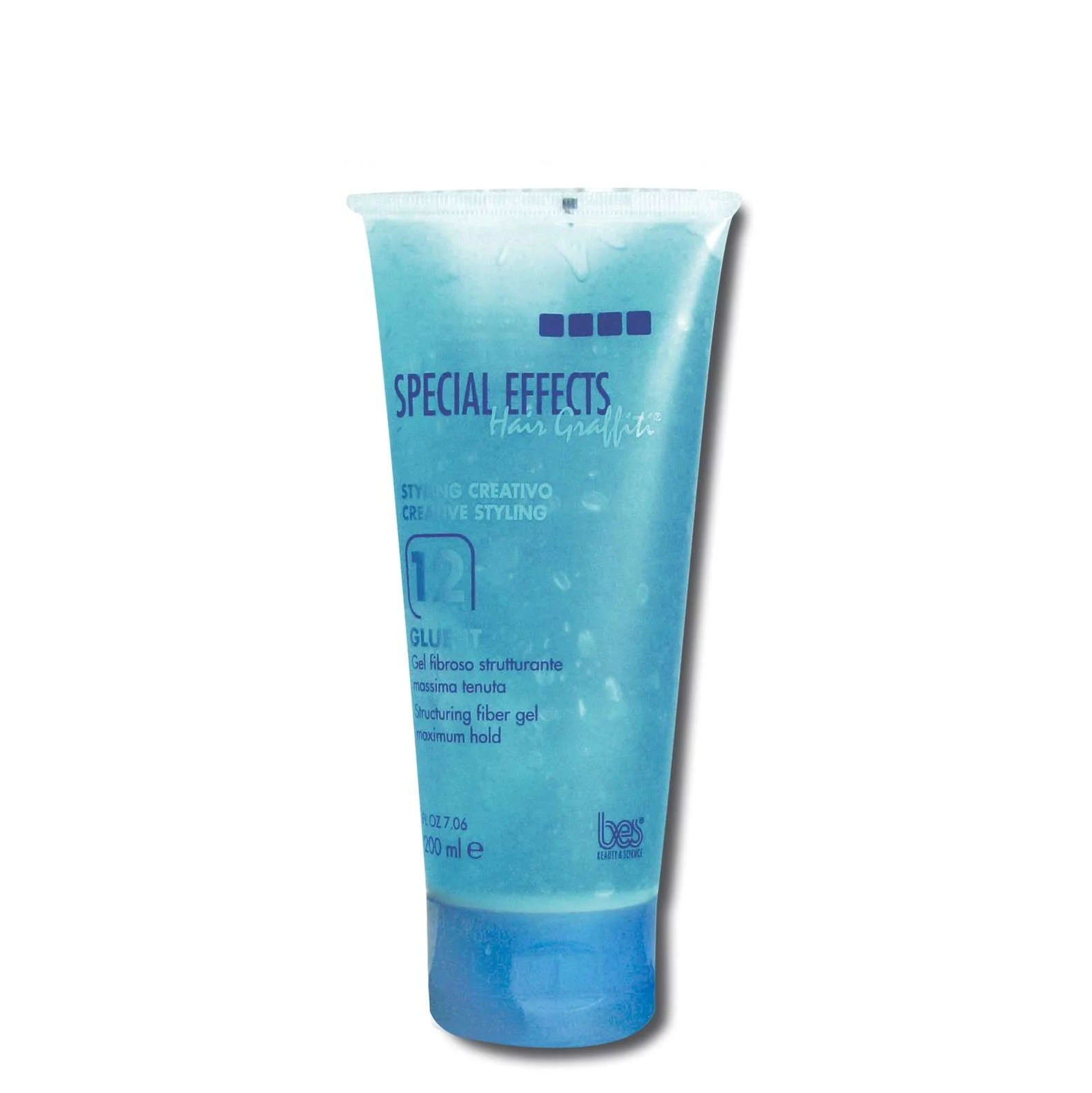 HAIR GRAFFITI SPECIAL EFFECTS 12 GLUE-IT GEL ULTRA STRONG 200 ML.