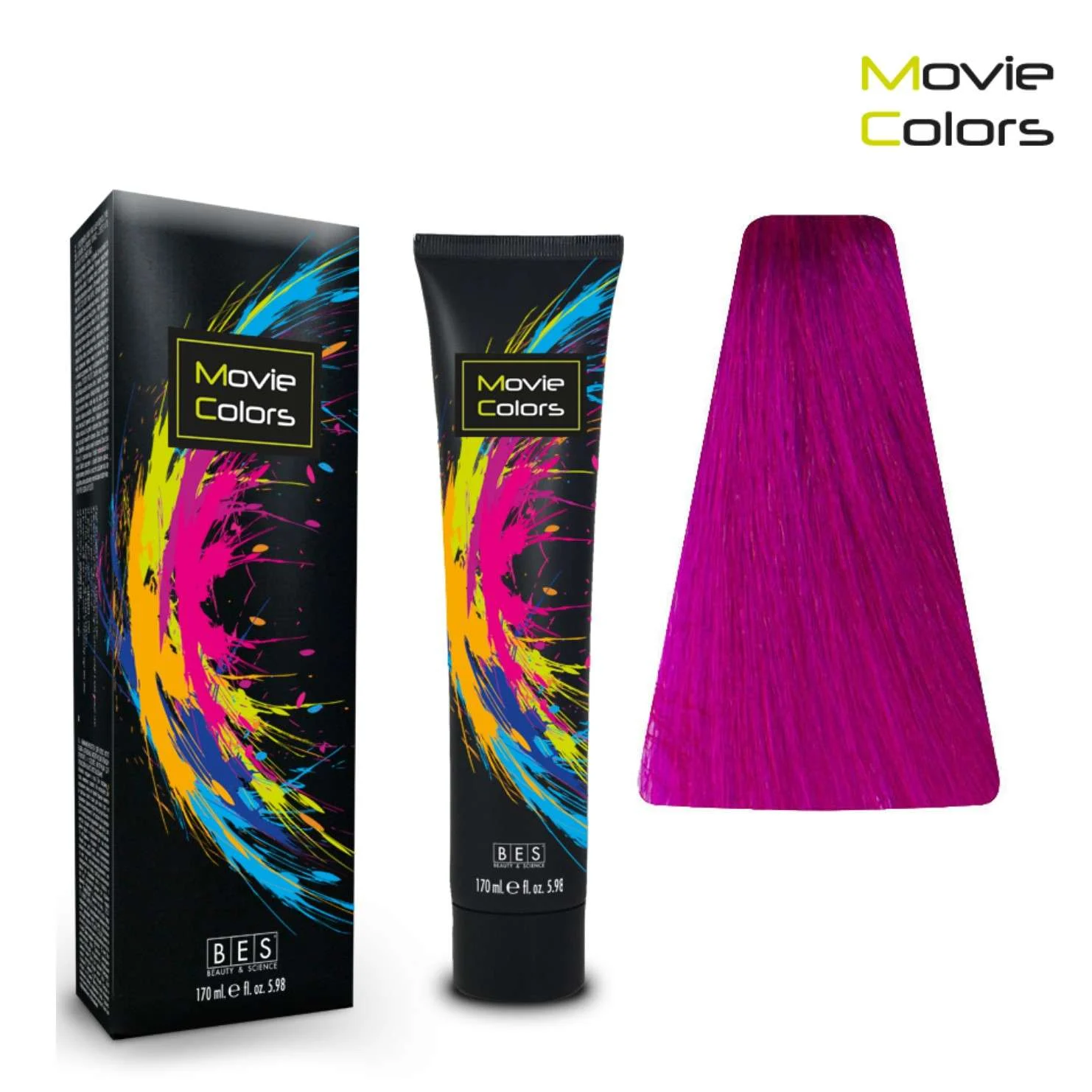 BES MOVIE COLORS MAGENTA 170 ML.