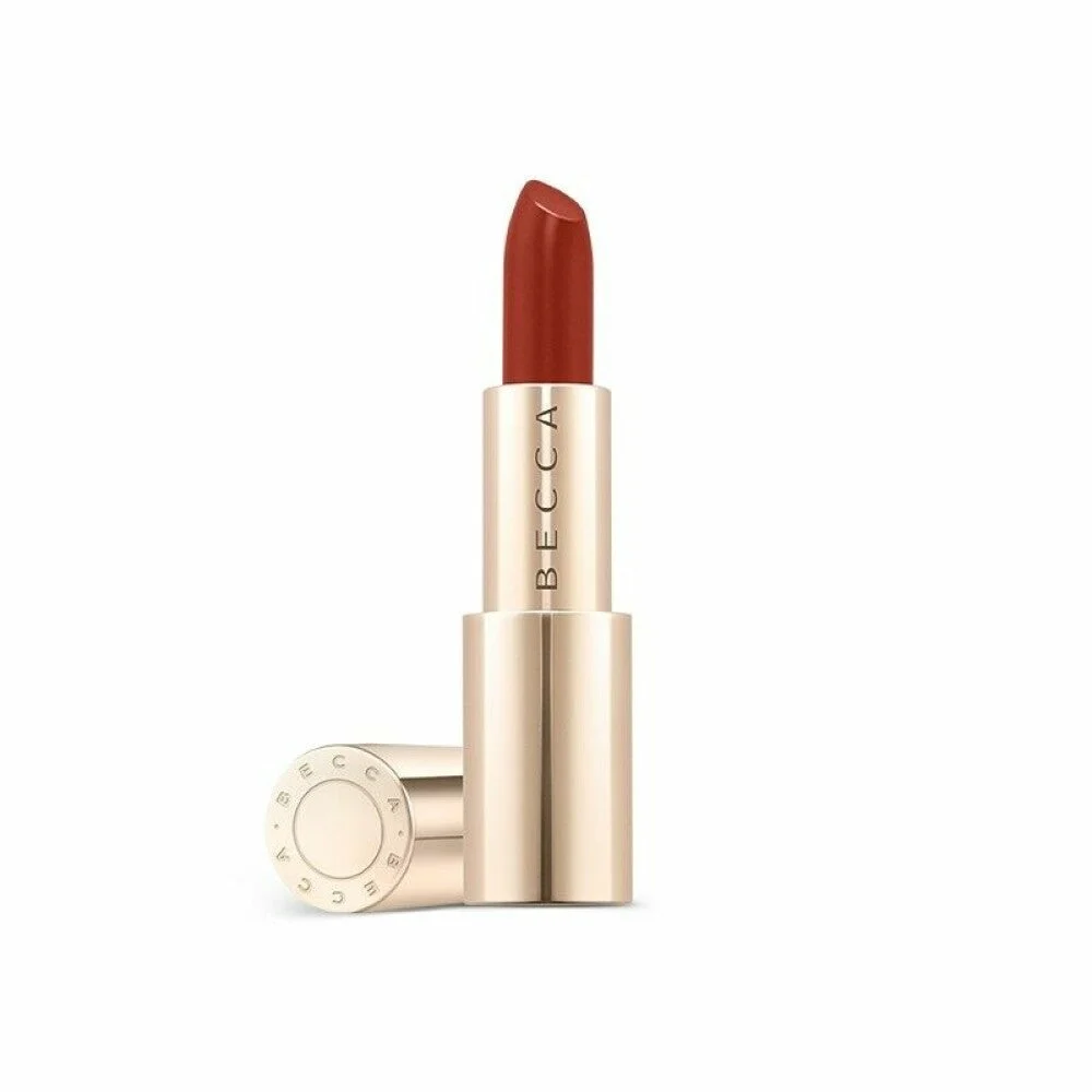 Becca, Ultimate, olio di avocado, finitura satinata, rossetto in crema, Love Rouge, 3,3 g