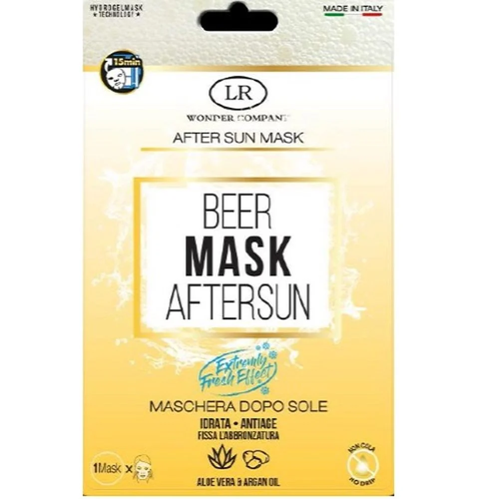 LR WONDER COMPANY BEER MASK AFTERNSUN MASCHERA DOPOSOLE