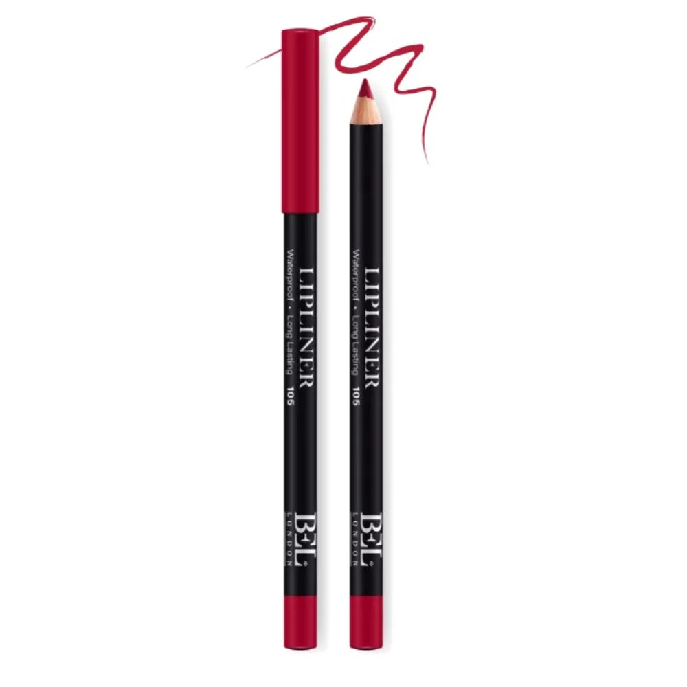 Bel London, Olio Vegetale Idrogenato, Waterproof, Contorno, Matita Labbra, 105, 0,78 g