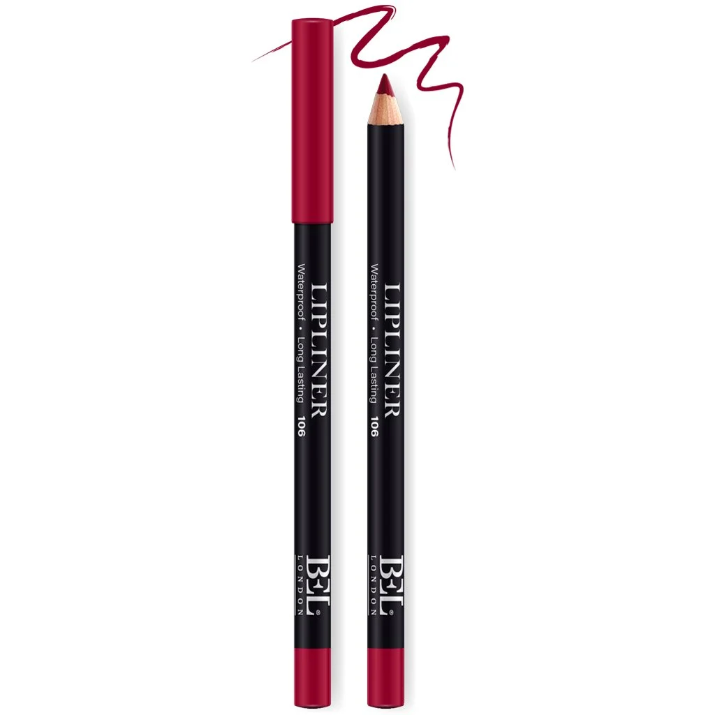 Bel London,Olio Vegetale Idrogenato, Waterproof, Contorno, Matita Labbra, 106, 0,78 g