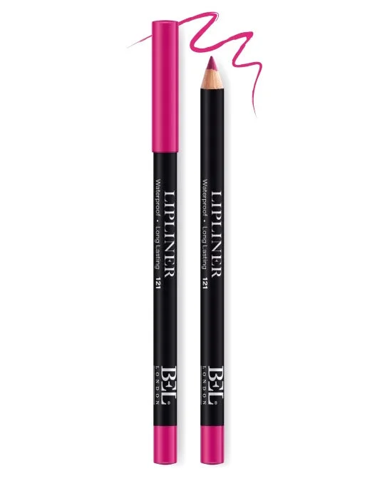 Bel London, Olio Vegetale Idrogenato, Waterproof, Contorno, Matita Labbra, 121, Rosa, 0,78 g