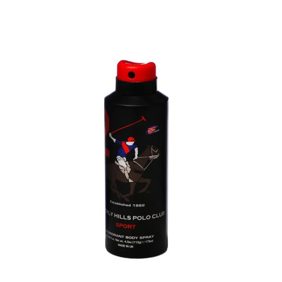 Beverly Hills Polo Club, 1982 - Sport 2, antitraspirante, deodorante spray, da uomo, 175 ml