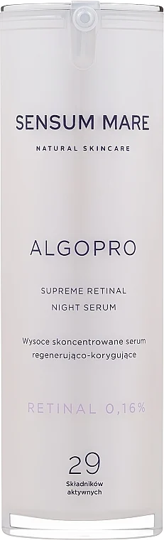 Siero rigenerante e correttivo altamente concentrato con complesso retinico e fosfoceramide allo 0,16%.