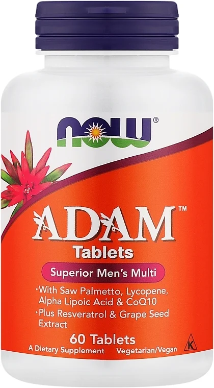 Integratore alimentare multivitaminico per uomo, compresse