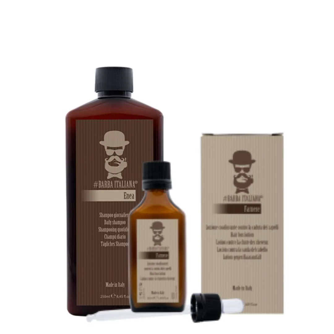 KIT ANTICADUTA QUOTIDIANO ENEA + NORMA – SHAMPOO GIORNALIERO E LOZIONE RINFORZANTE
