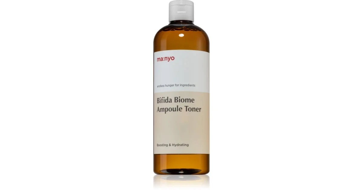 ma:nyo Bifida Biome lozione tonica equilibratrice per rigenerare la superficie della pelle 400 ml