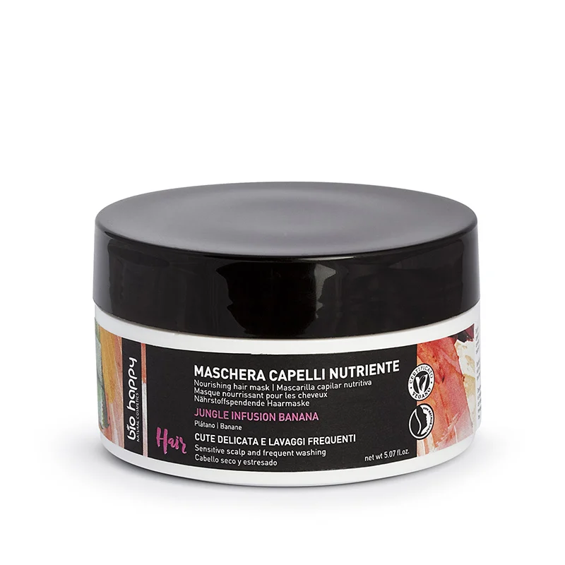BIO HAPPY Jungle Infusion Banana – Maschera Capelli Nutriente