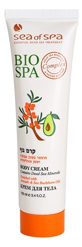 Sea of Spa Bio Spa crema corpo con avocado e olivello spinoso 100 ml