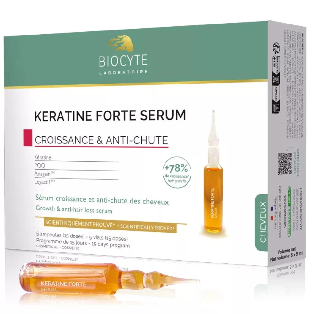 Biocyte Cheratina Forte siero - Crescita & Anticaduta 5 fiale