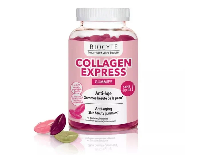 Biocyte Collagen Express Antietà gusti Cassis, Fragola, Anguria 45 gomme