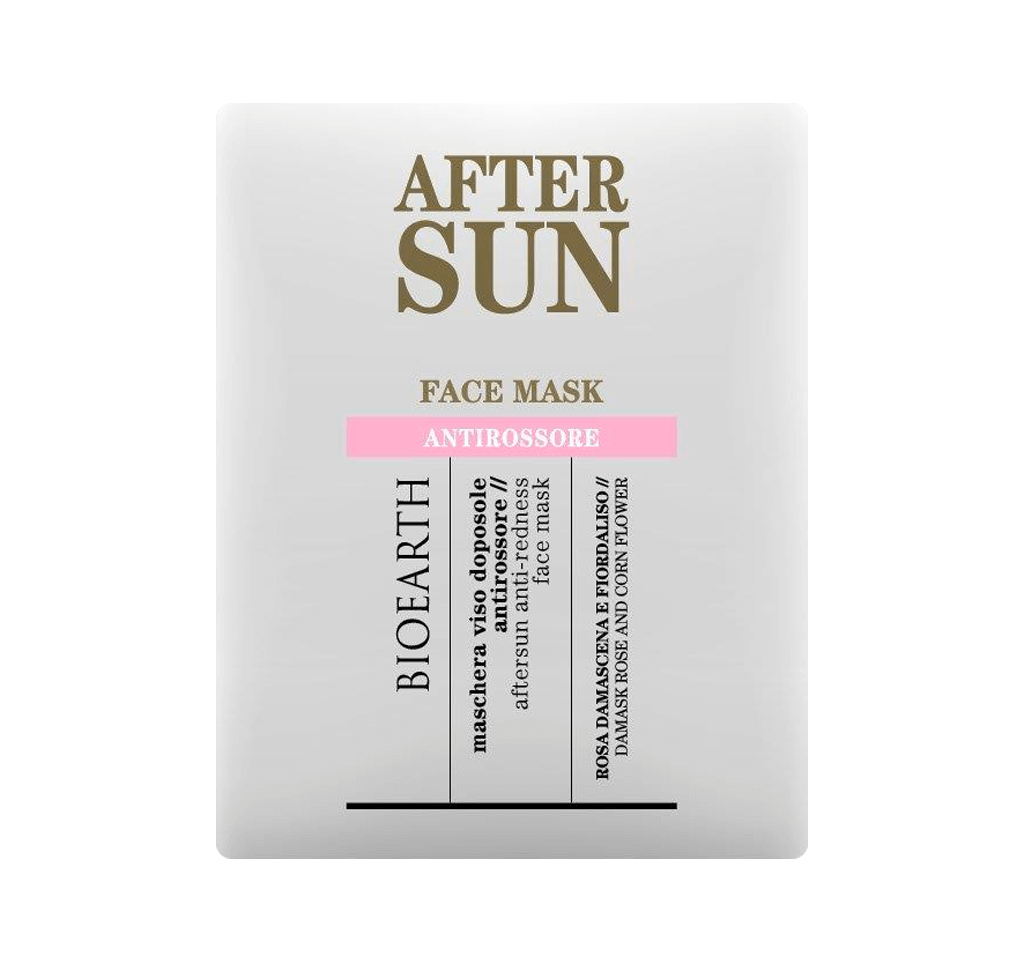 BIOEARTH After Sun – Maschera Viso Antirossore