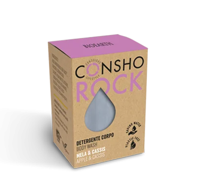 BIOEARTH Consho Rock – Detergente Corpo Mela e Cassis