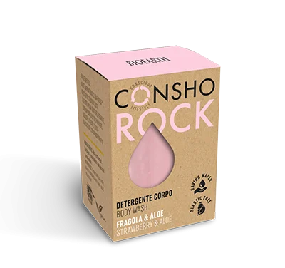 BIOEARTH Consho Rock – Detergente Corpo Fragola e Aloe