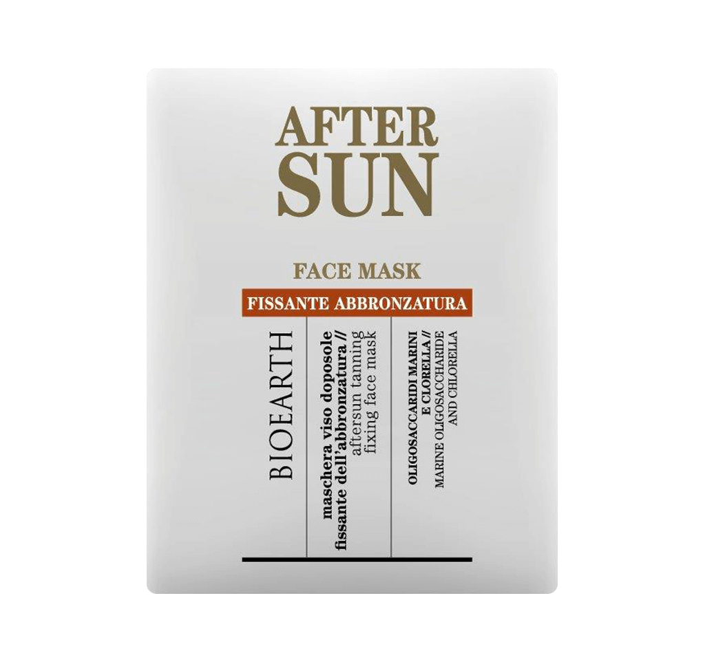 BIOEARTH After Sun – Maschera Viso Fissante Abbronzatura