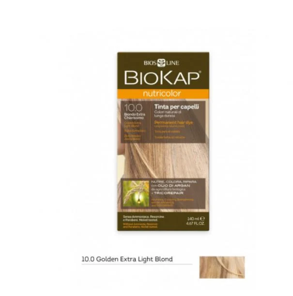 BIOKAP Nutricolor – Tinta 10.0 Biondo Extra Chiarissimo