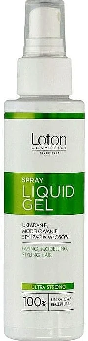 Gel spray liquido per capelli