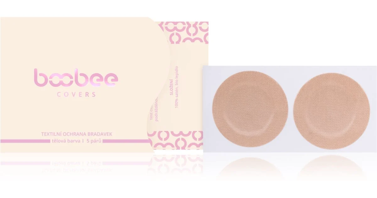 Boobee Covers copricapezzoli in tessuto colore Skin color 2x5 pz