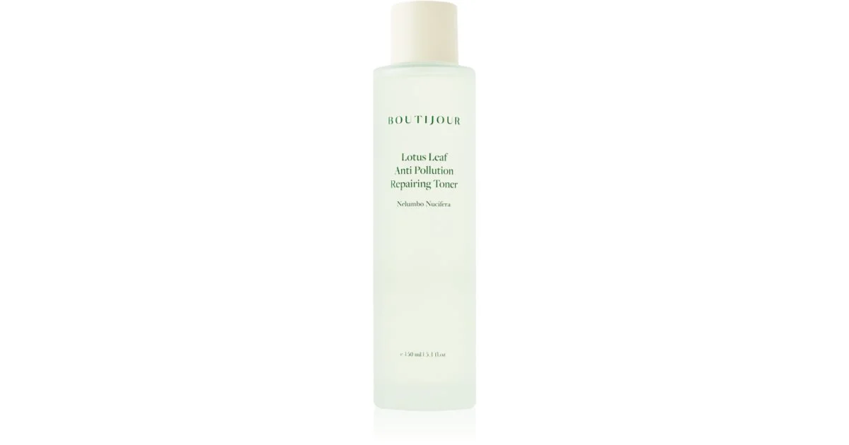 BOUTIJOUR Lotus Leaf Anti-Pollution lozione tonica essenziale lenitiva per pelli sensibili 150 ml