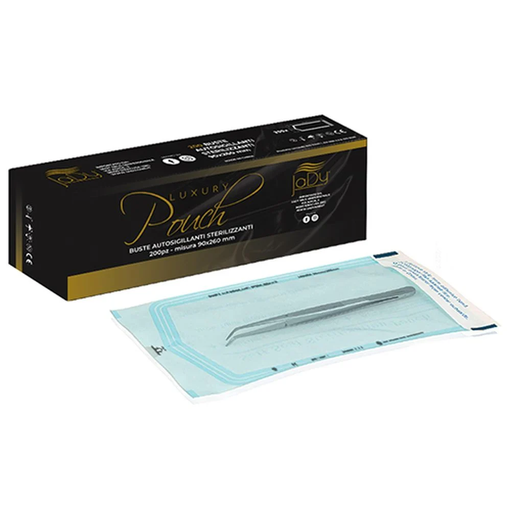 JADY LUXURY POUCH BUSTE AUTOSIGILLANTI STERILIZZANTI 90X260MM 200PZ