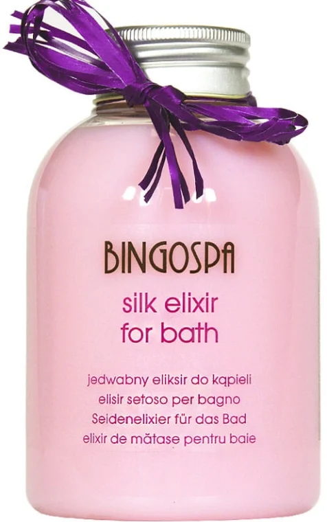 Elisir da bagno con proteine di seta