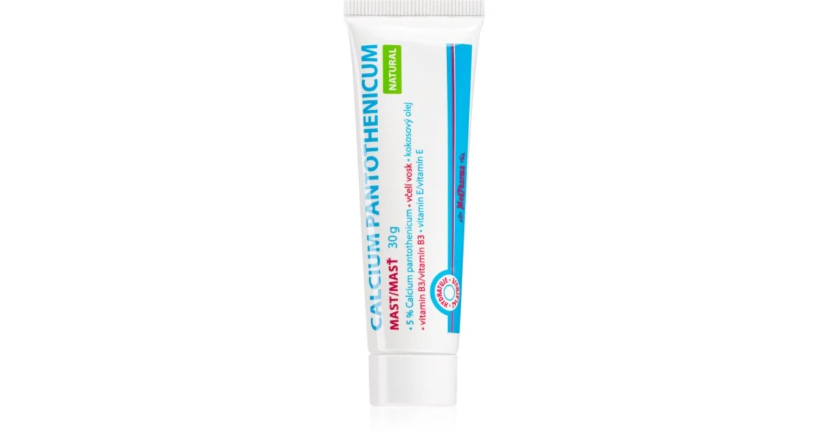 MedPharma Calcium Pantothenicum NATURAL unguento per la rigenerazione della pelle 30 g