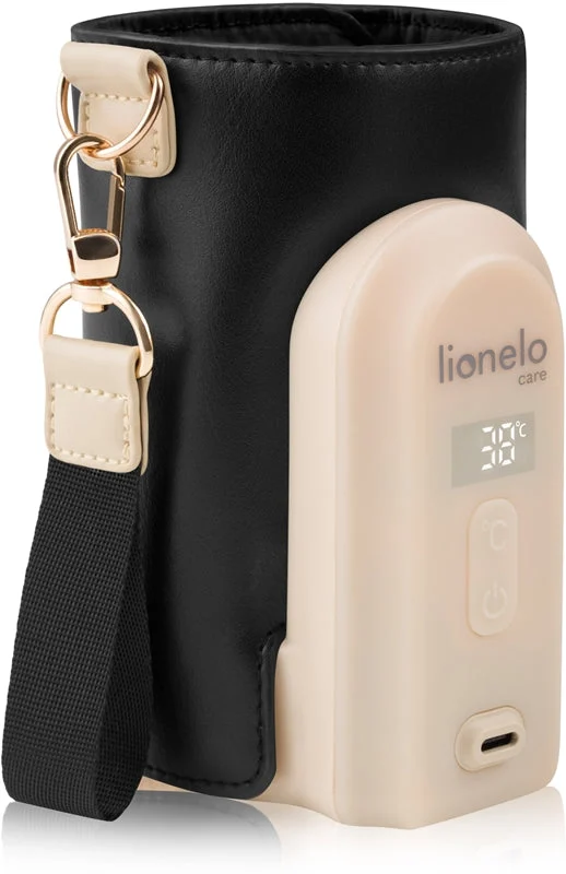 Lionelo Care Thermup Go Evo Scaldabiberon nero dorato
