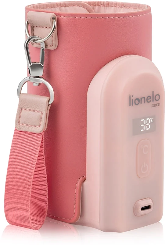 Lionelo Care Thermup Go Evo Scaldabiberon rosa corallo