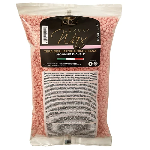 JADY LUXURY WAX CERA BRASILIANA TITANIO ROSA 1000GR SENZA STRISCE