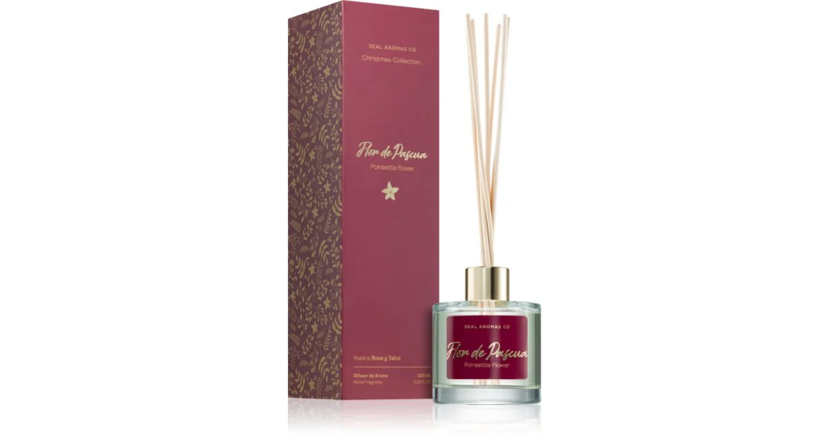 SEAL AROMAS Christmas Poinsettia Flower diffusore di aromi 100 ml