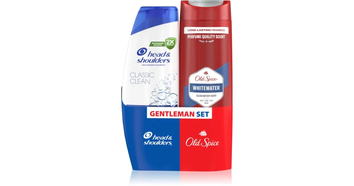 Head & Shoulders Classic Clean + Whitewater set per la cura dei capelli e del corpo per uomo