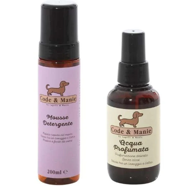 CODE & MANIE MOUSSE DETERGENTE + ACQUA PROFUMATA VANIGLIA