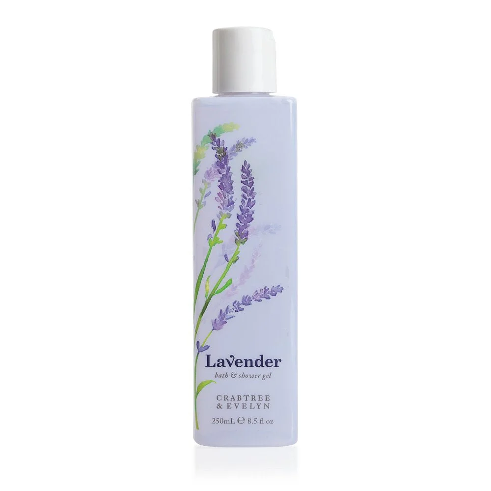 Crabtree & Evelyn Lavanda Rilassante Gel Doccia Per Tutti i Tipi di Pelle 250 ml