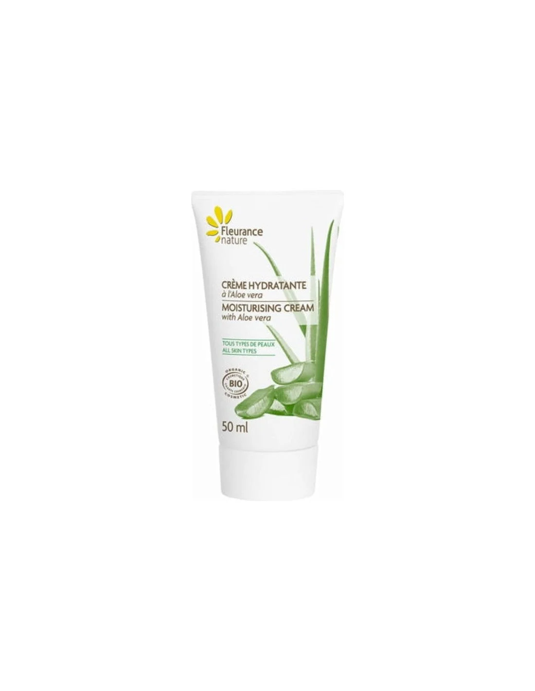Fleurance Nature crema IDRATANTE VISO all'ALOE VERA Tutti i tipi di pelle 50ml