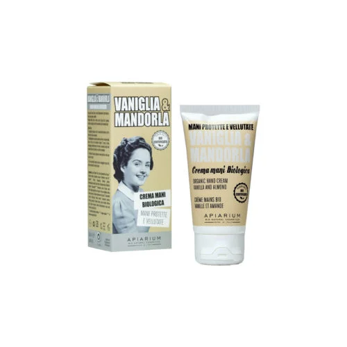 APIARIUM Crema Mani Biologica – Vaniglia e Mandorla