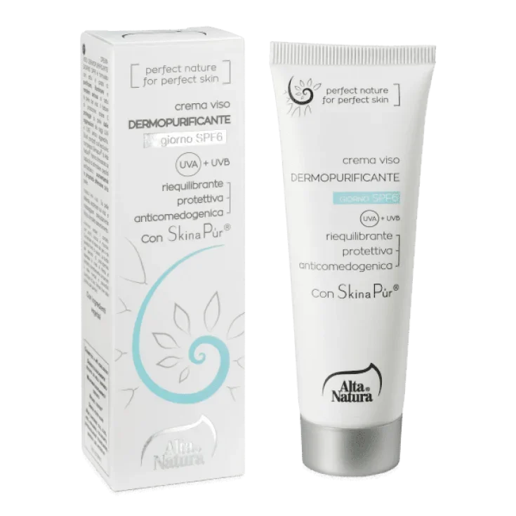 Crema Viso Dermopurificante Giorno Spf6 Alta Natura 50Ml